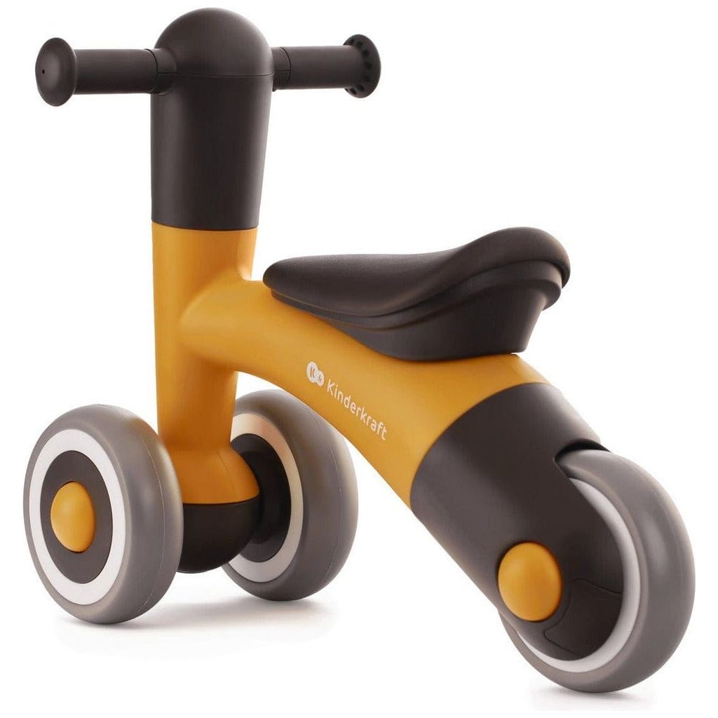 Yellow Kinderkraft Minibi Tricycle rear left