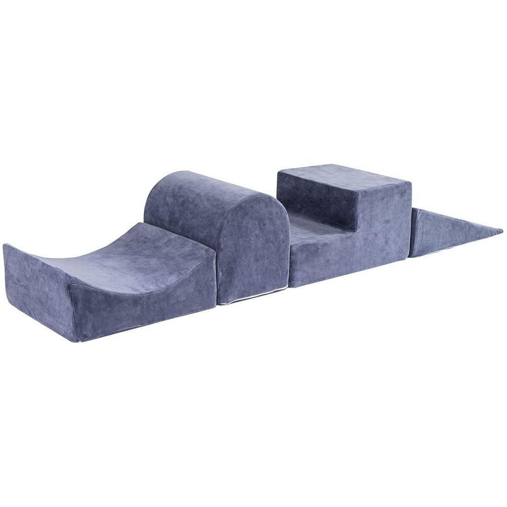 Velvet 4 Piece Softplay Set - Navy Blue