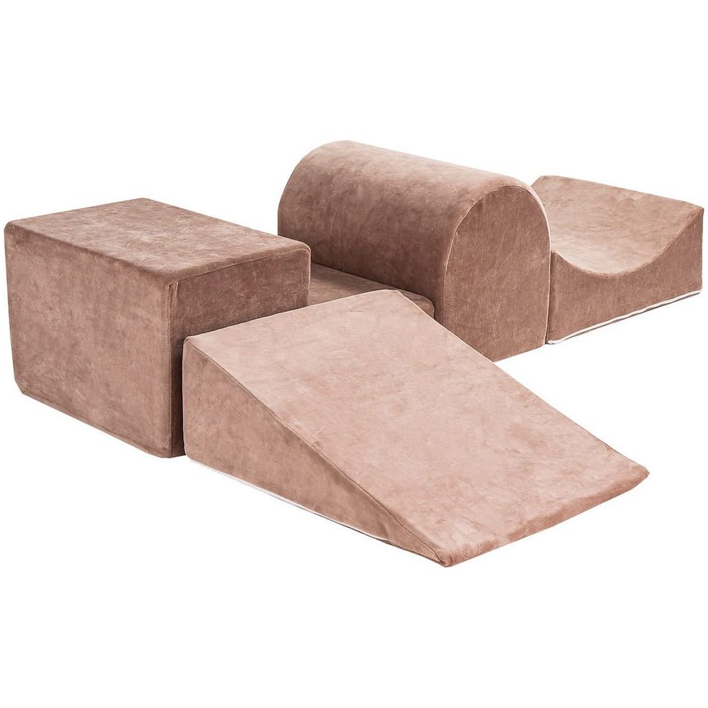 Velvet 4 Piece Softplay Set - Teddy Beige alternative arrangement