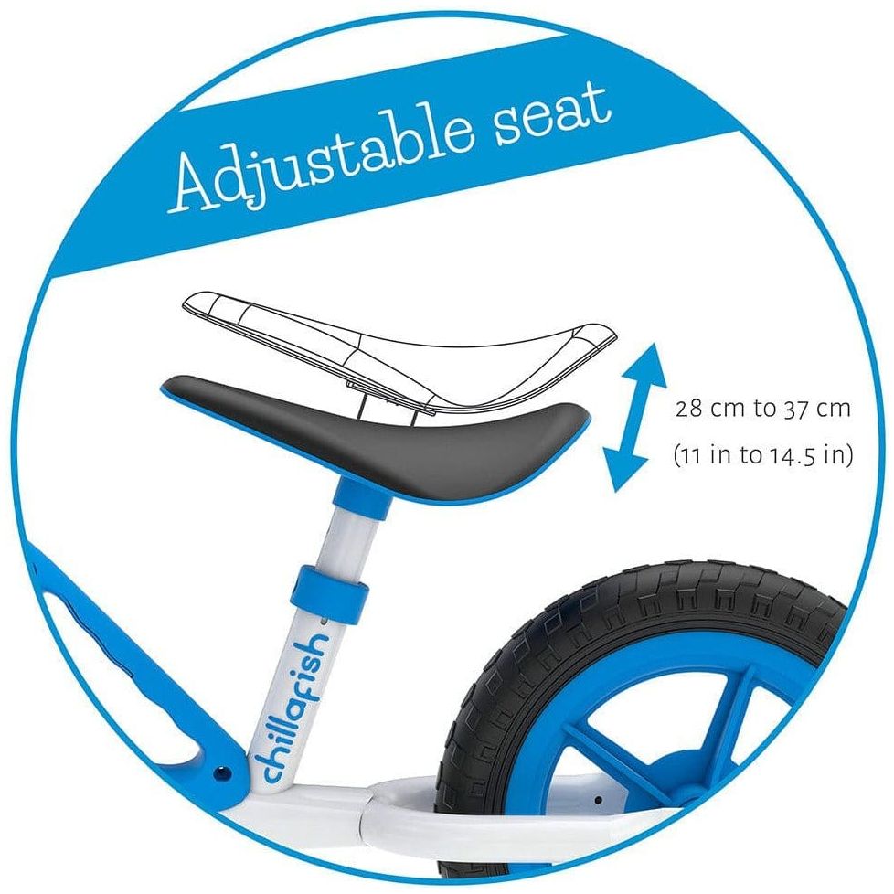 Chillafish Charlie Balance Bike 18M-4Yin Blue adjustable seat instructions