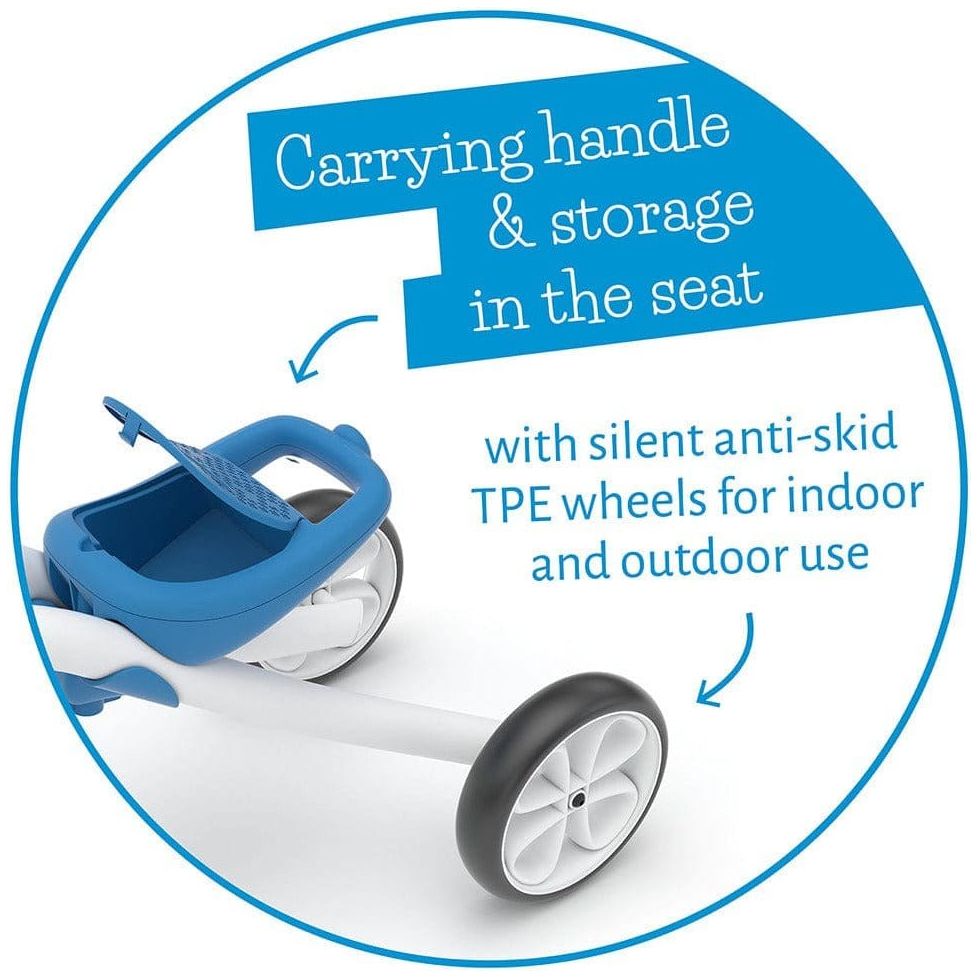 Chillafish Quadie 1-3 Years in Blue with seat storage and carrying handle