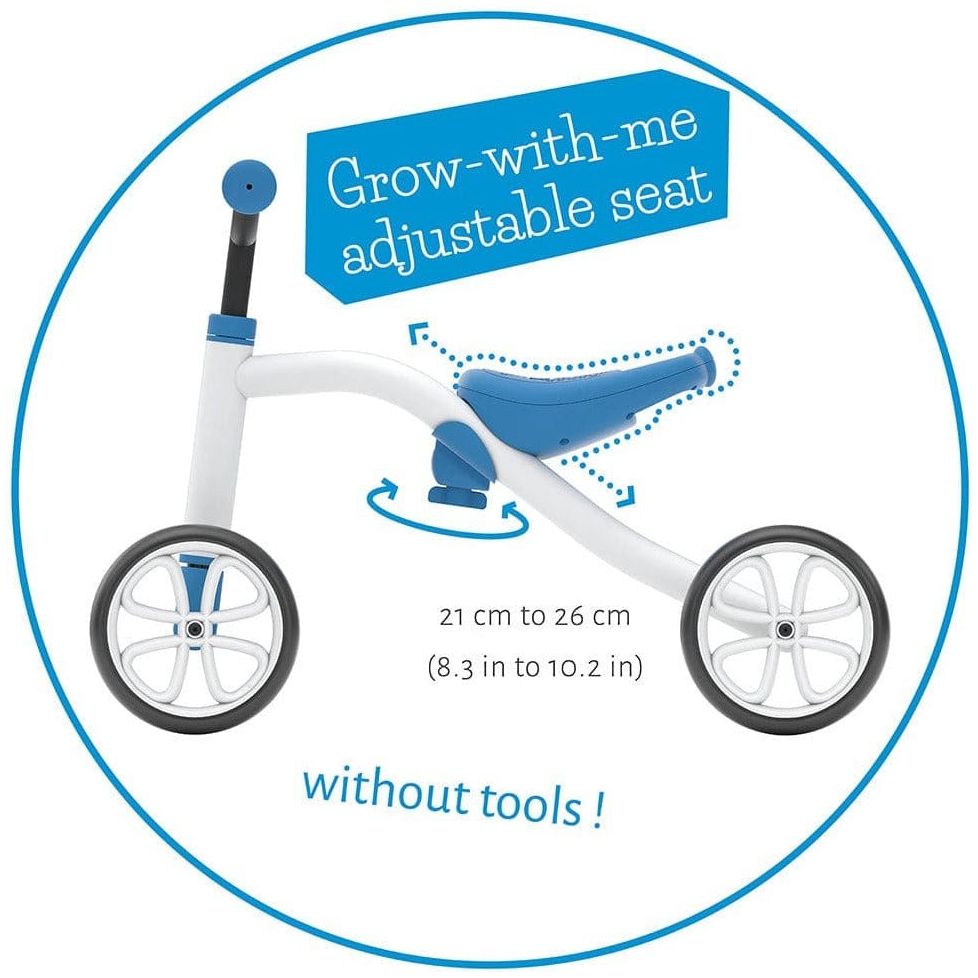 Chillafish Quadie 1-3 Years in Blue adjustable seat