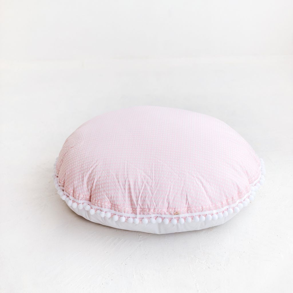 MINICAMP Big Floor Cushion Rhombus Diamond - Pink