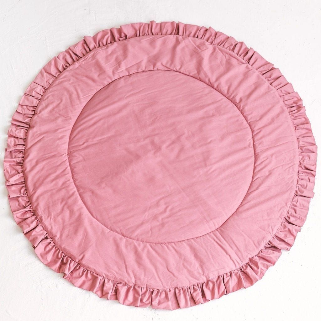 MINICAMP Kids Playmat With Ruffles in Rose - The Online Toy Shop3