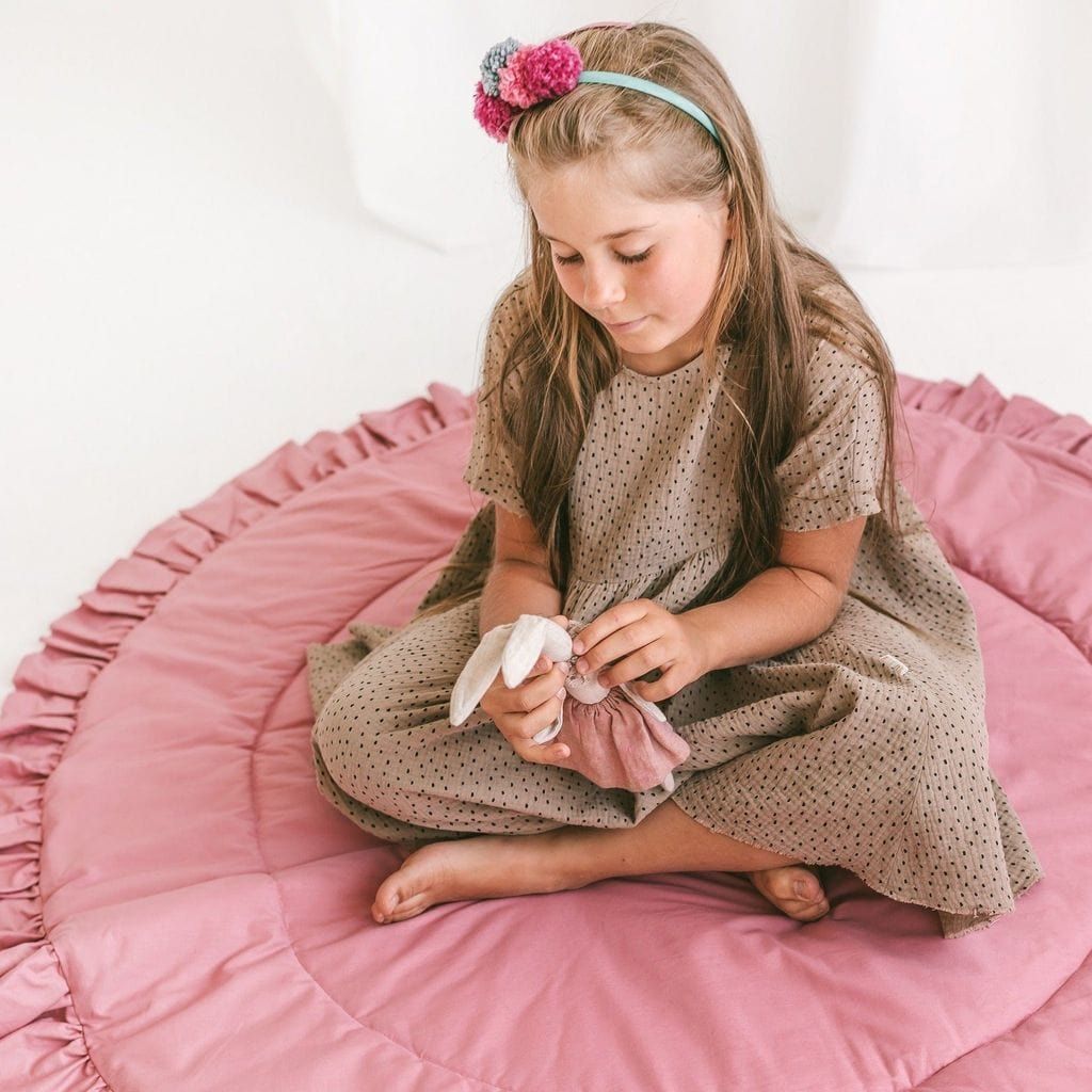 MINICAMP Kids Playmat With Ruffles in Rose - The Online Toy Shop5