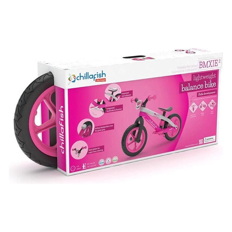 Chillafish Bmxie Balance Bike 2-5 Years in Pink in box
