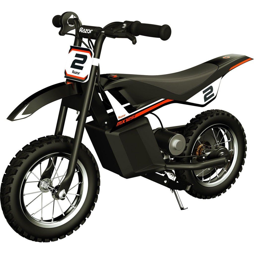 Razor Dirt Rocket MX125 - Black front right