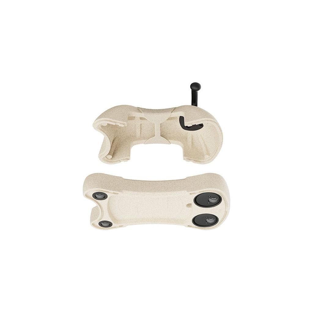 Scoot and Ride My First 3-in-1 Baby Walker & Ride on - Sand with wheels on bottom plate showing