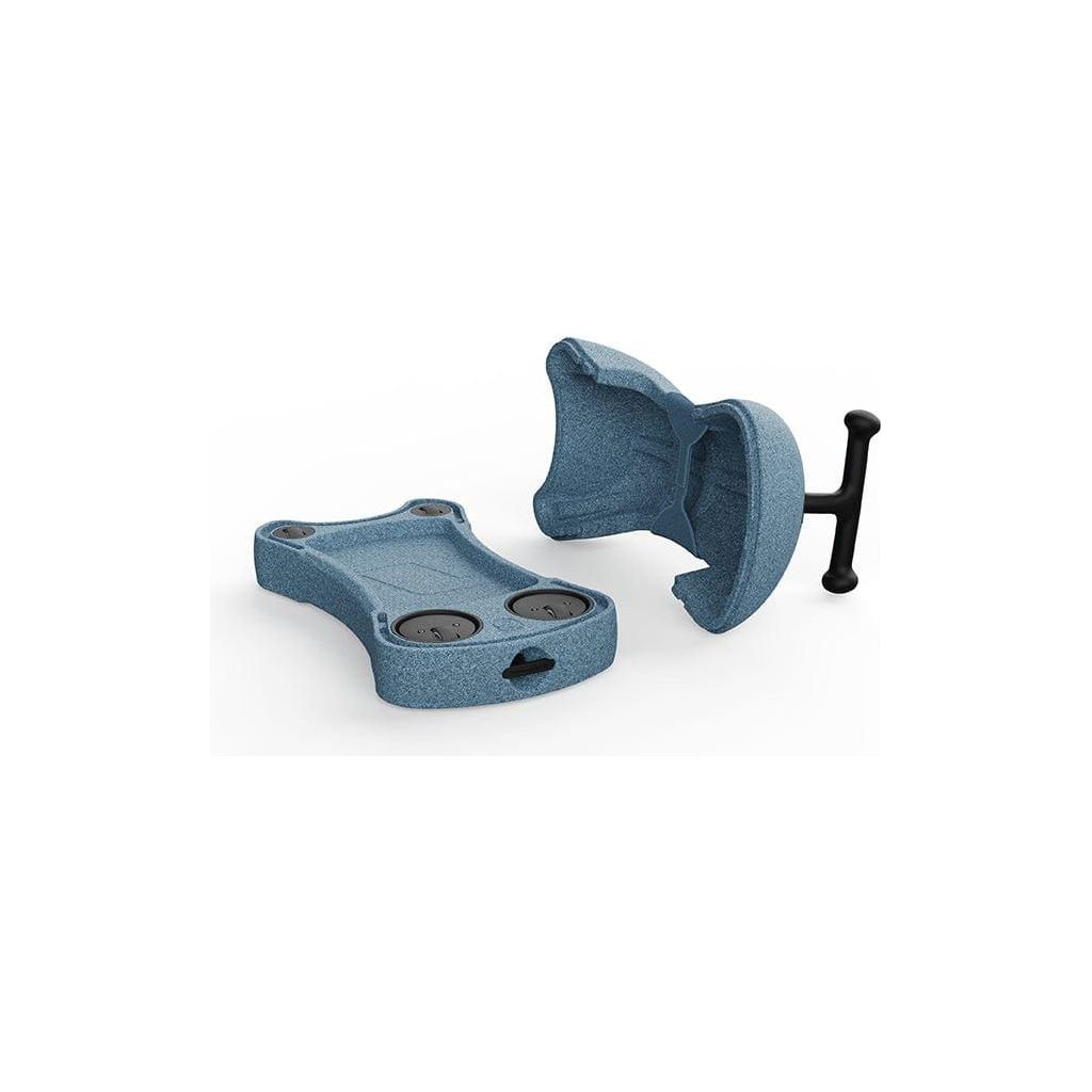 Scoot and Ride My First 3-in-1 Baby Walker & Ride on - Steel with top on its side and wheels showing