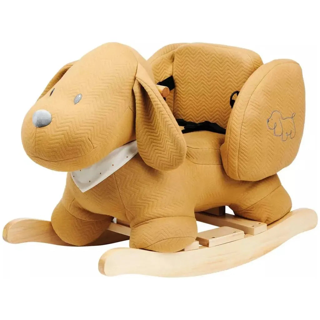 Nattou Baby Rocker - Charlie the Dog Caramel