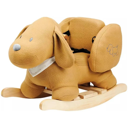 Nattou Baby Rocker - Charlie the Dog Caramel