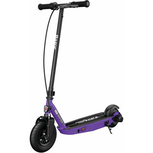Razor PowerCore S85 12 volt Scooter - Purple front left