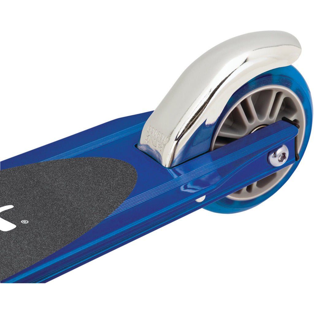 Razor S Sport Scooter - Blue rear wheel and brake
