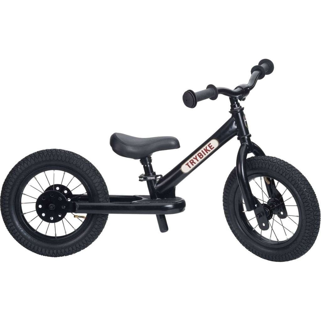 TryBike - Steel 2 in 1 Balance Trike Bike - Black right