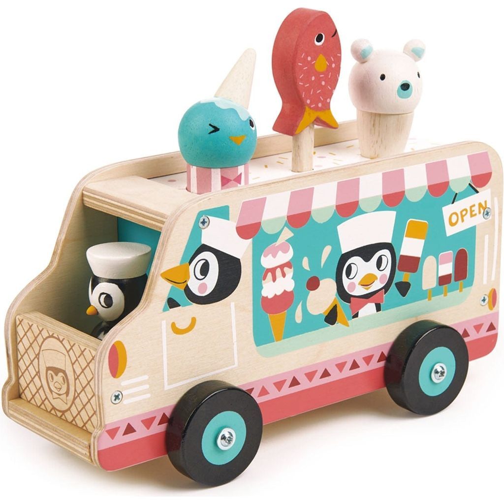 Tender Leaf Penguin's Wooden Gelato Van
