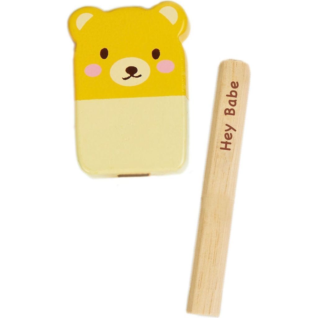 Tender Leaf Rainbow Cake & Lolly Shop Wooden Toy Bundle teddy lolly close up
