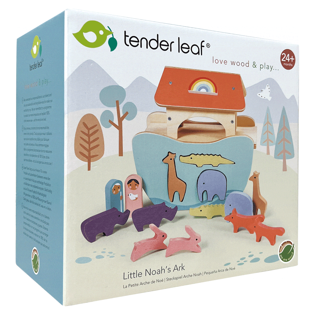 Tender Leaf Little Noah's Ark Wooden Set box
