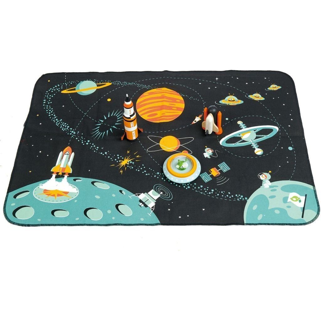 Tender Leaf Space Adventure Play Mat top