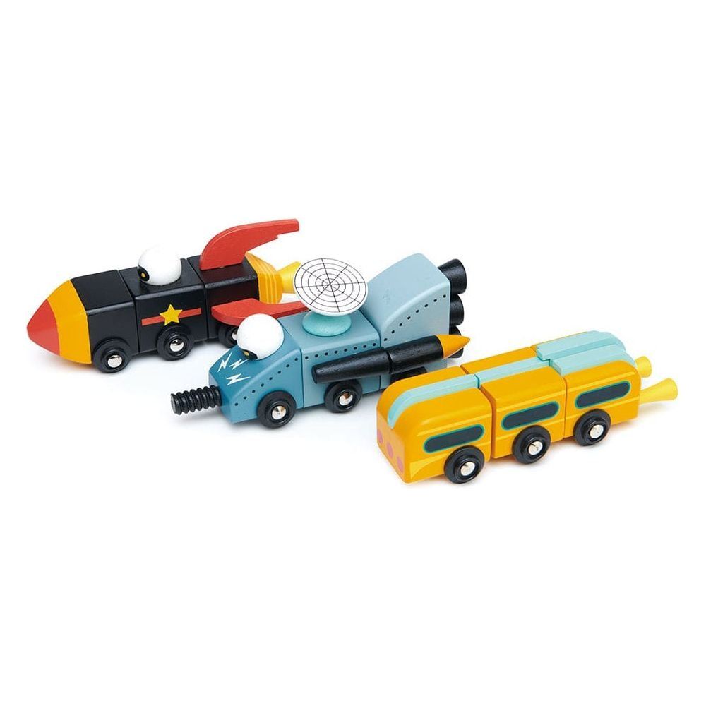 Tender Leaf Space Race Wooden Toys