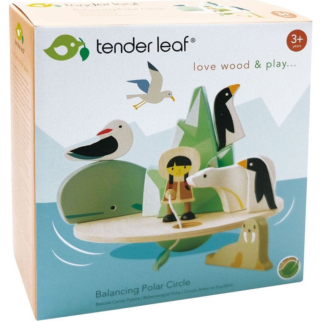 Thread Bear Balancing Polar Toy & Snowy Activity Book Bundle