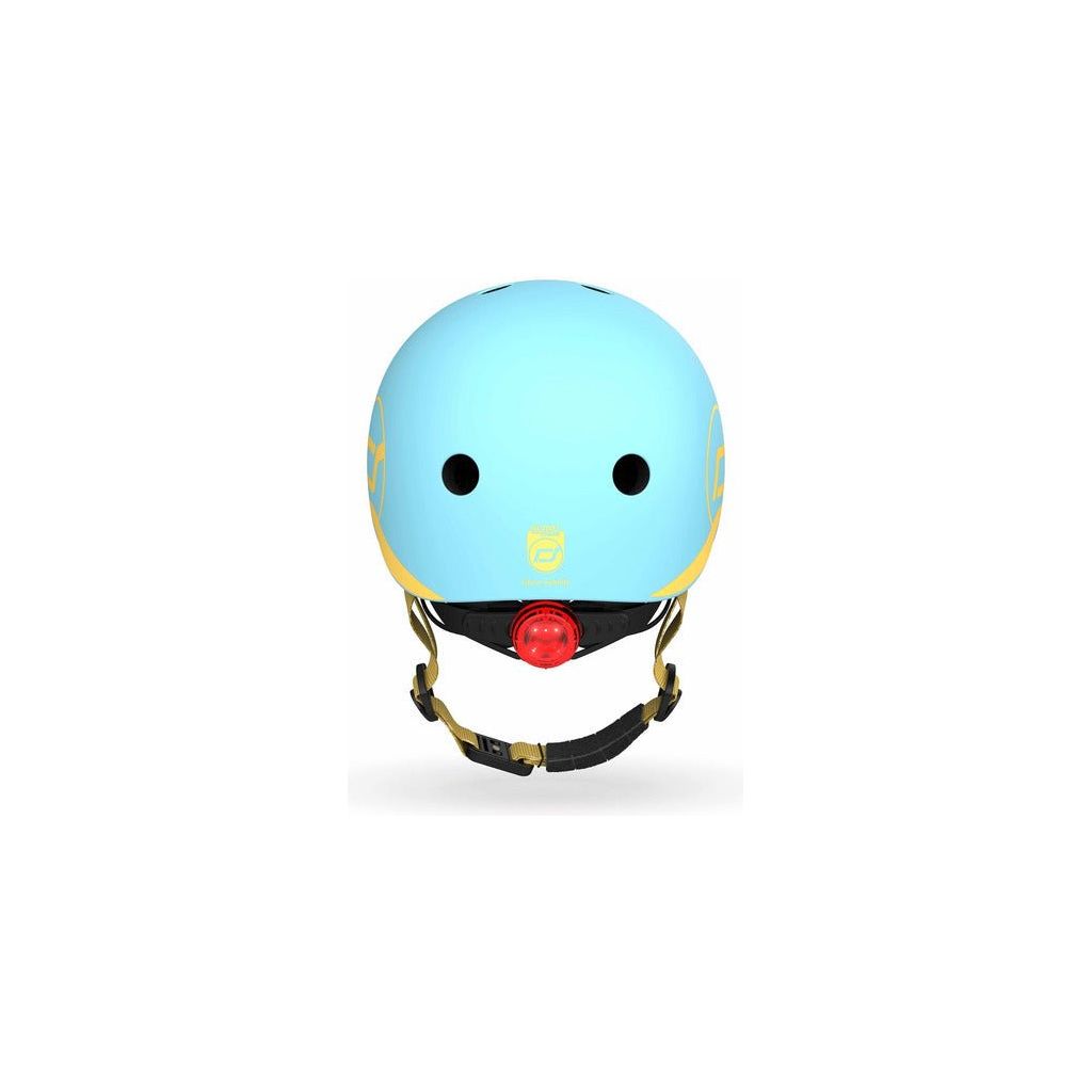 Scoot and Ride Helmet XXS - S - Blueberry back with LED light