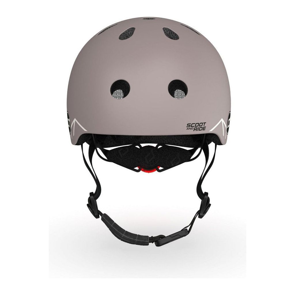 Scoot and Ride Helmet XXS - S - Brown Lines front