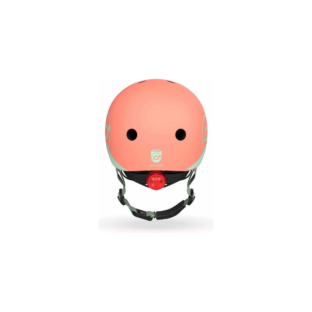 Scoot and Ride Helmet - XXS - S - Peach back with LED light
