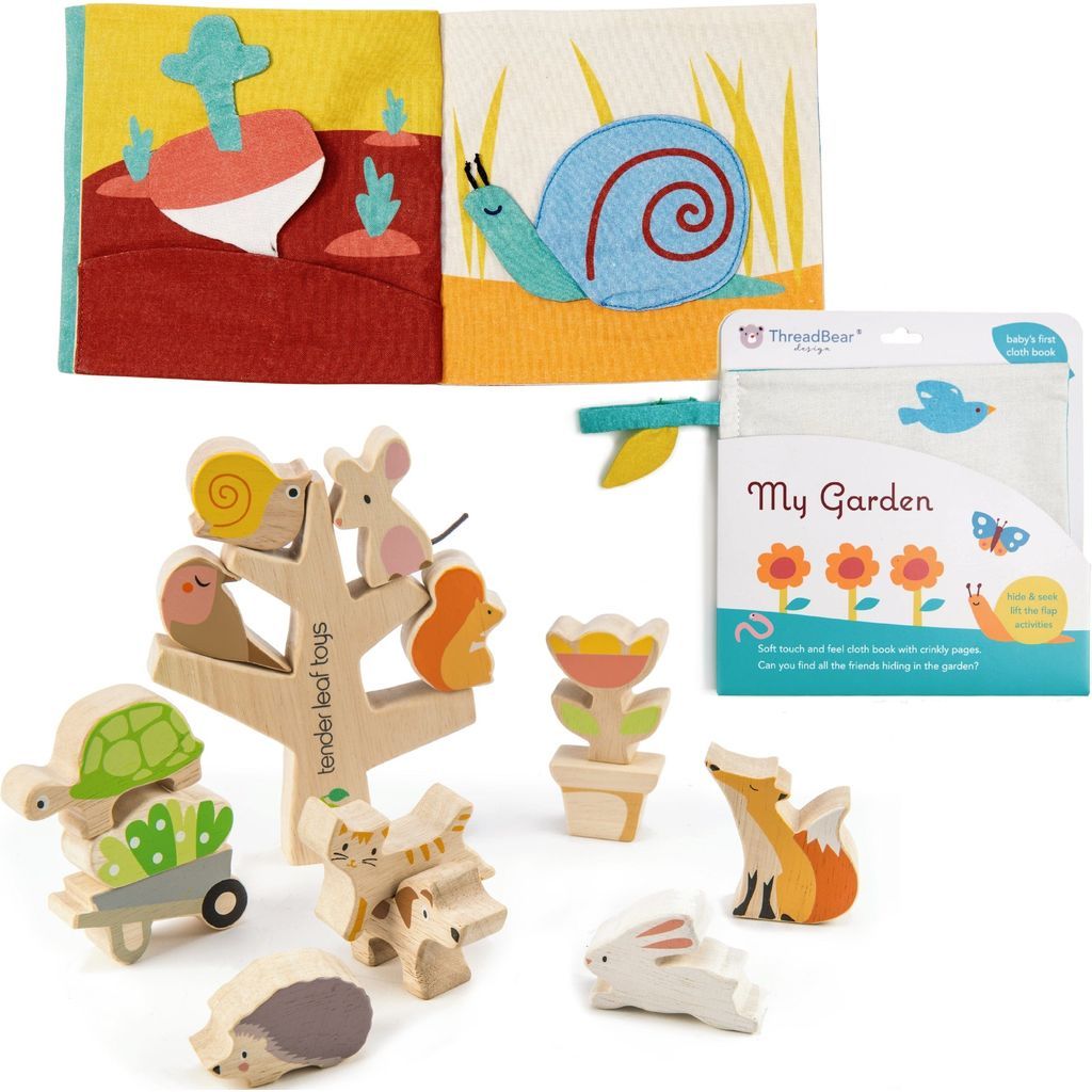 ThreadBear Garden Stacker & Garden Book Bundle