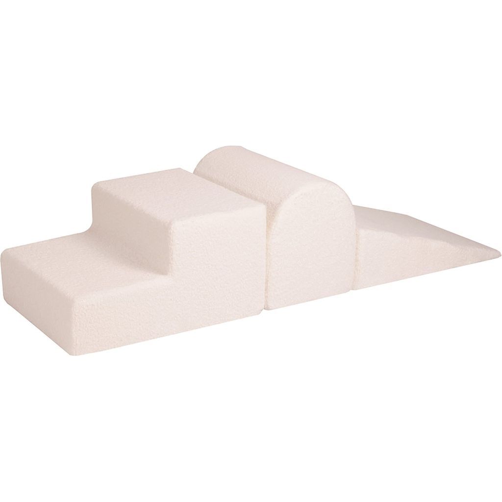 Teddy Boucle 3 Piece Softplay Set - White