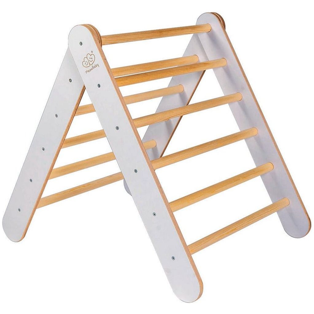Montessori Wooden Climbing Triangle - Grey