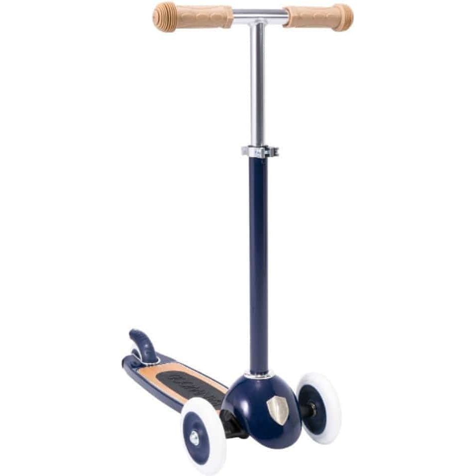 Banwood Scooter Age 3+ in Navy Blue front angle