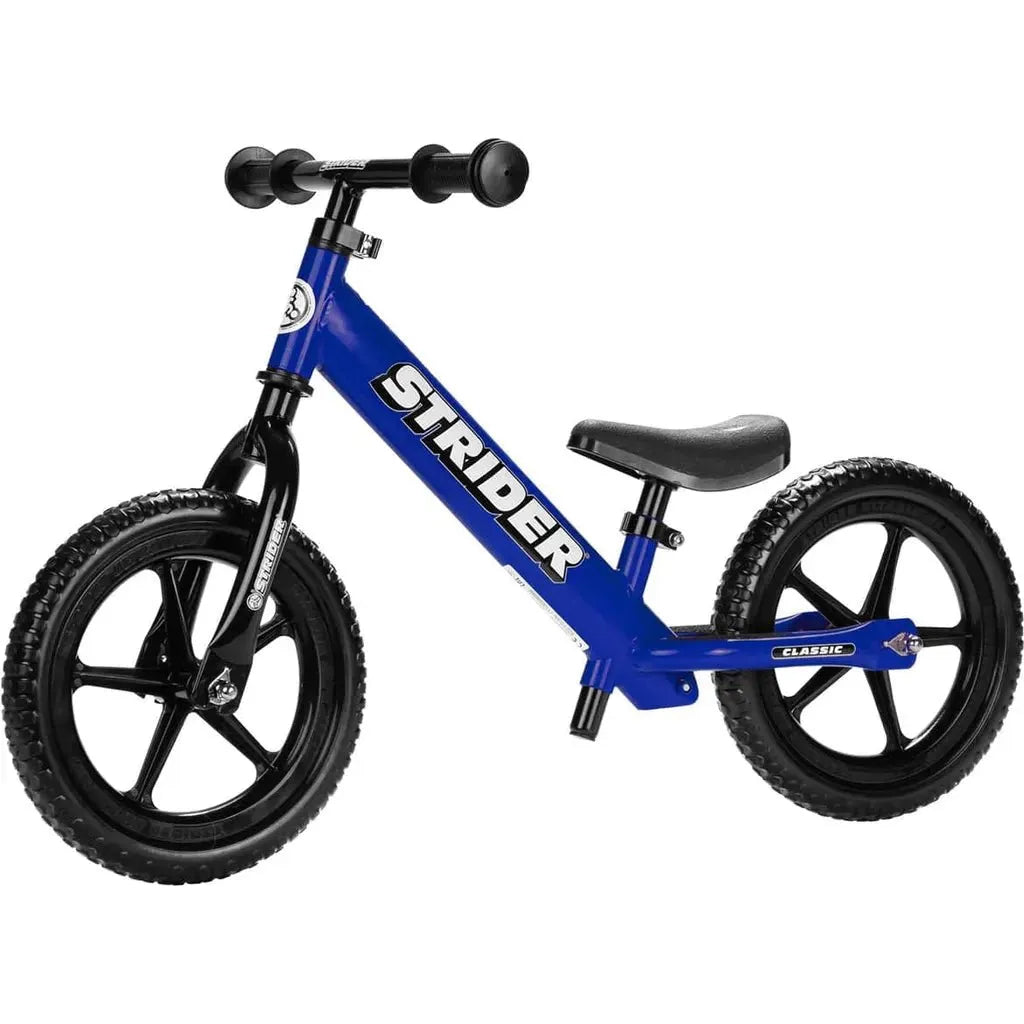 Strider Classic 12 inch Balance Bike - Blue front left