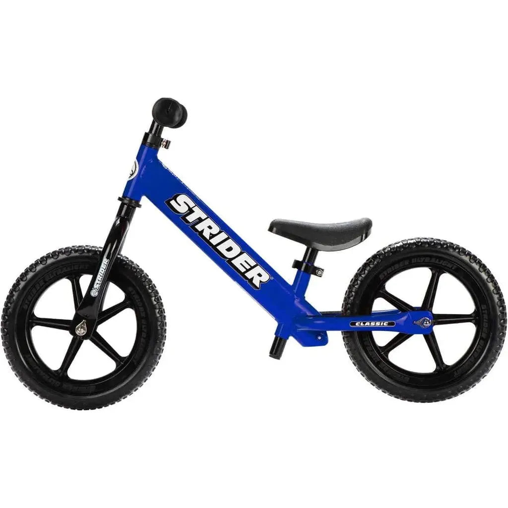 Strider Classic 12 inch Balance Bike - Blue left side