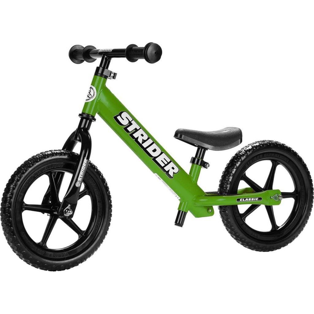 Strider Classic 12 inch Balance Bike - Green front left