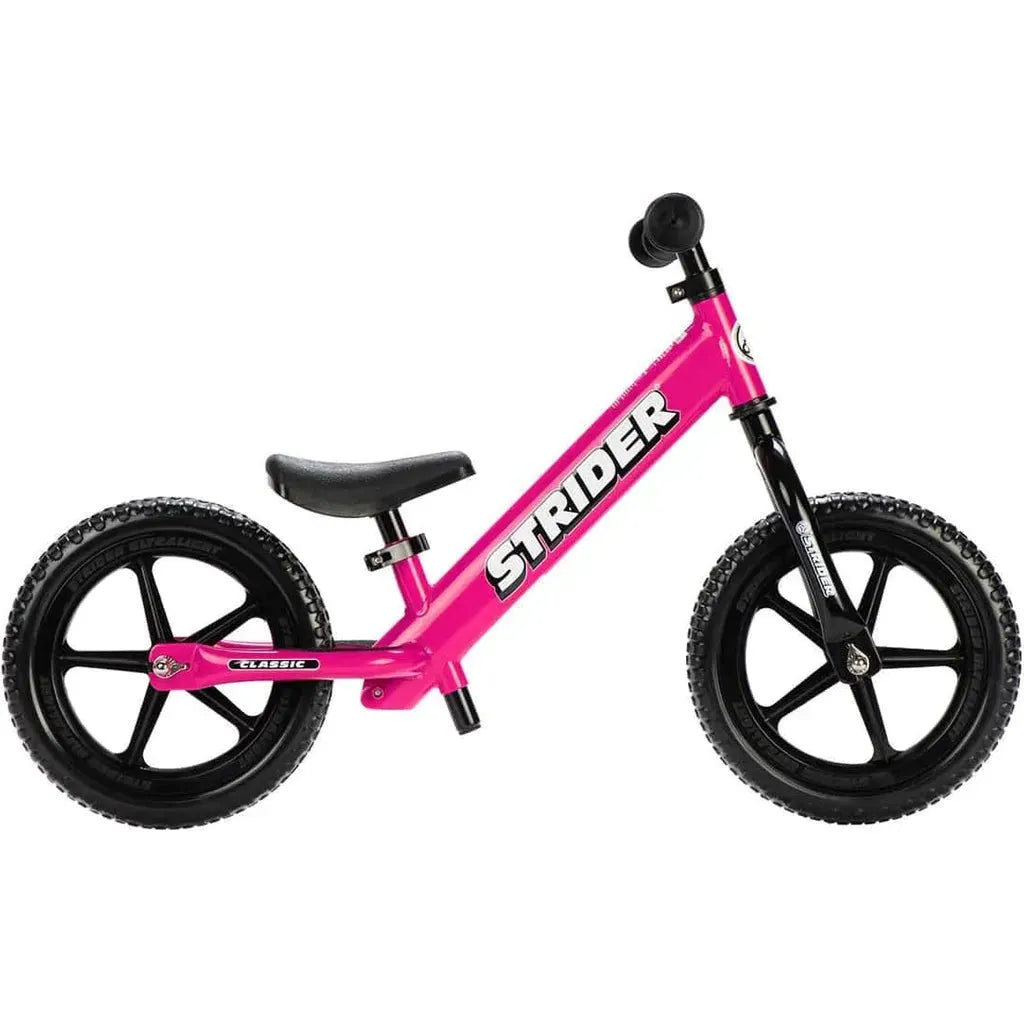 Strider Classic 12 inch Balance Bike - Pink right side