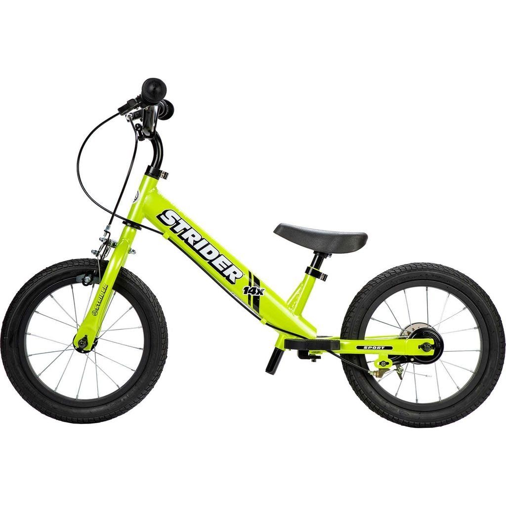 Strider 14x Balance Bike - Green left side