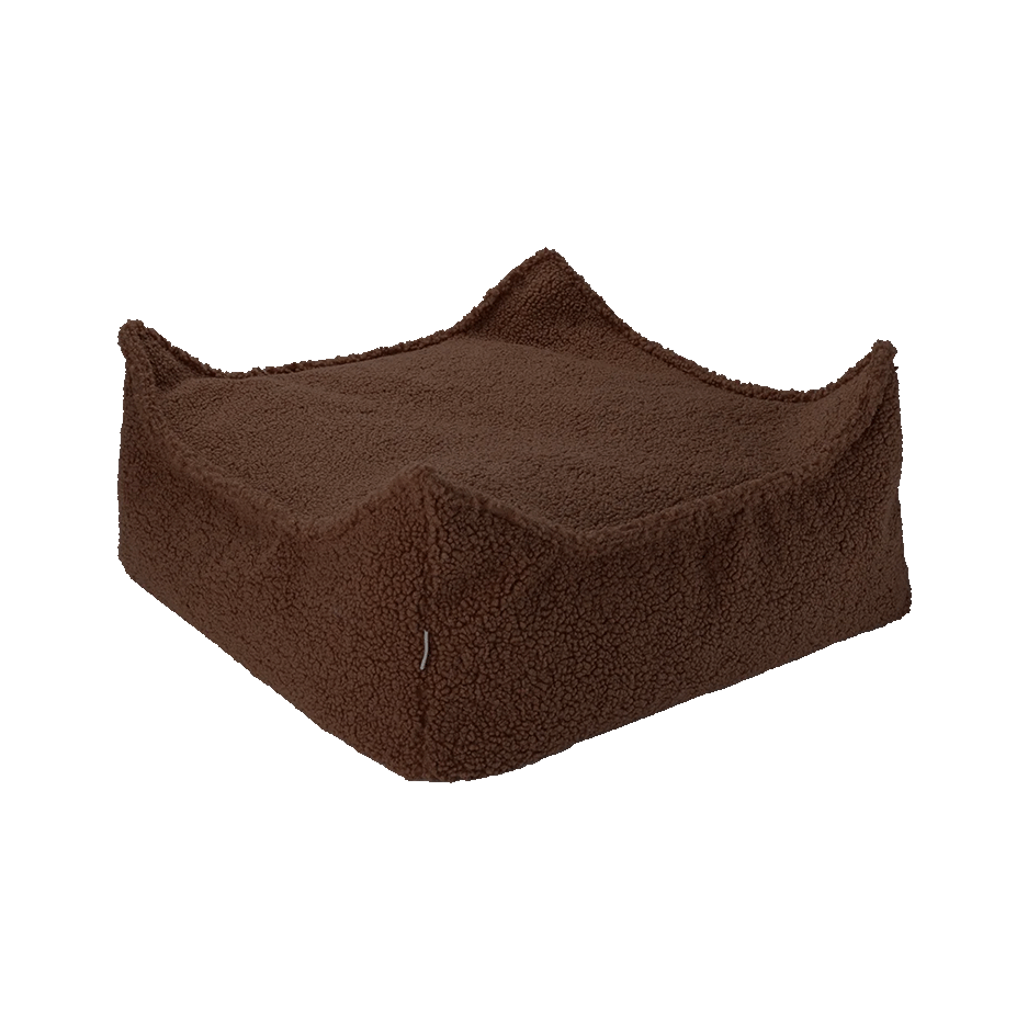 Wigiwama Square Ottoman - Teddy Boucle