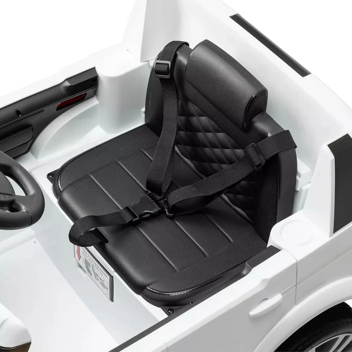 Xootz Land Rover Discovery 12V Ride On Lithium - White
