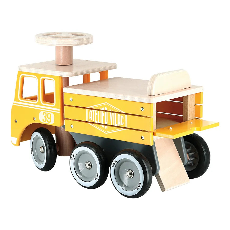 Vilac Ride-on Wooden Construction Truck