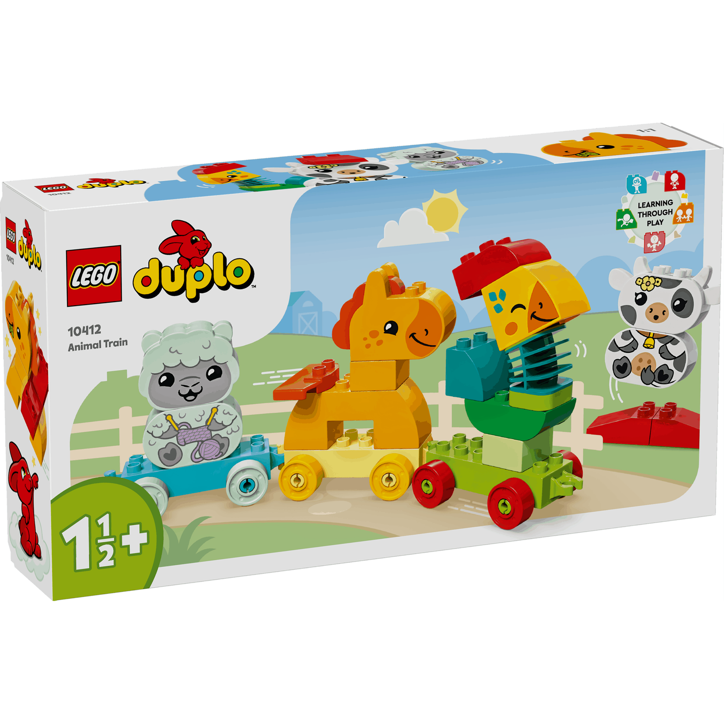 Lego Duplo 10412 My First Animal Train Set for Ages 18 Months and Up