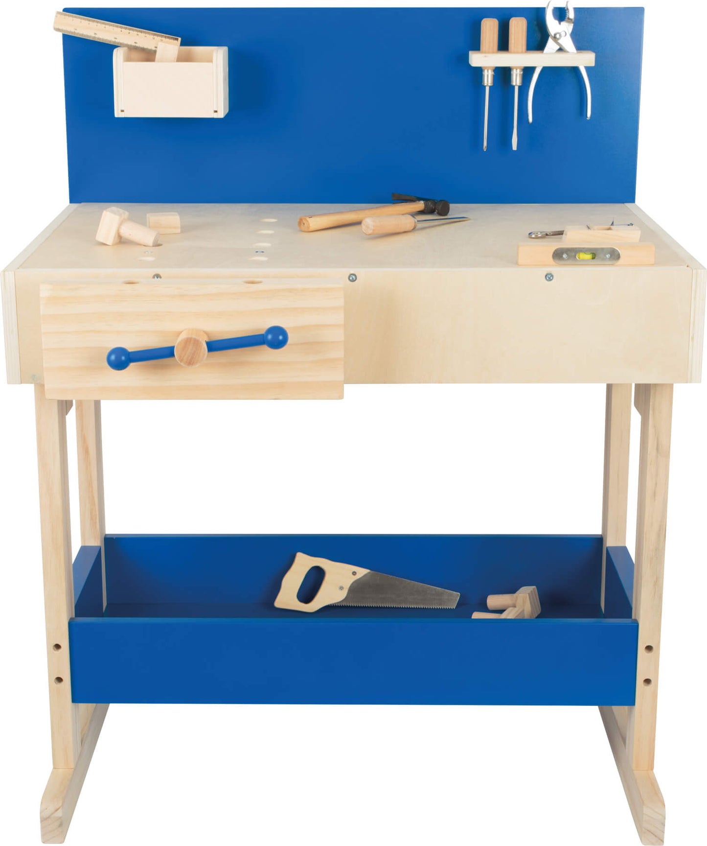 Small Foot Workbench for Children Blue with Accessories