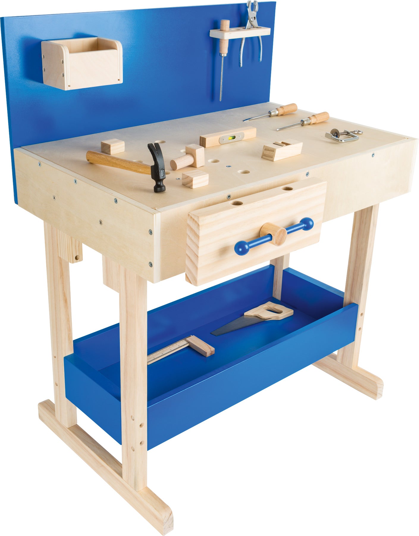 Small Foot Workbench for Children Blue with Accessories