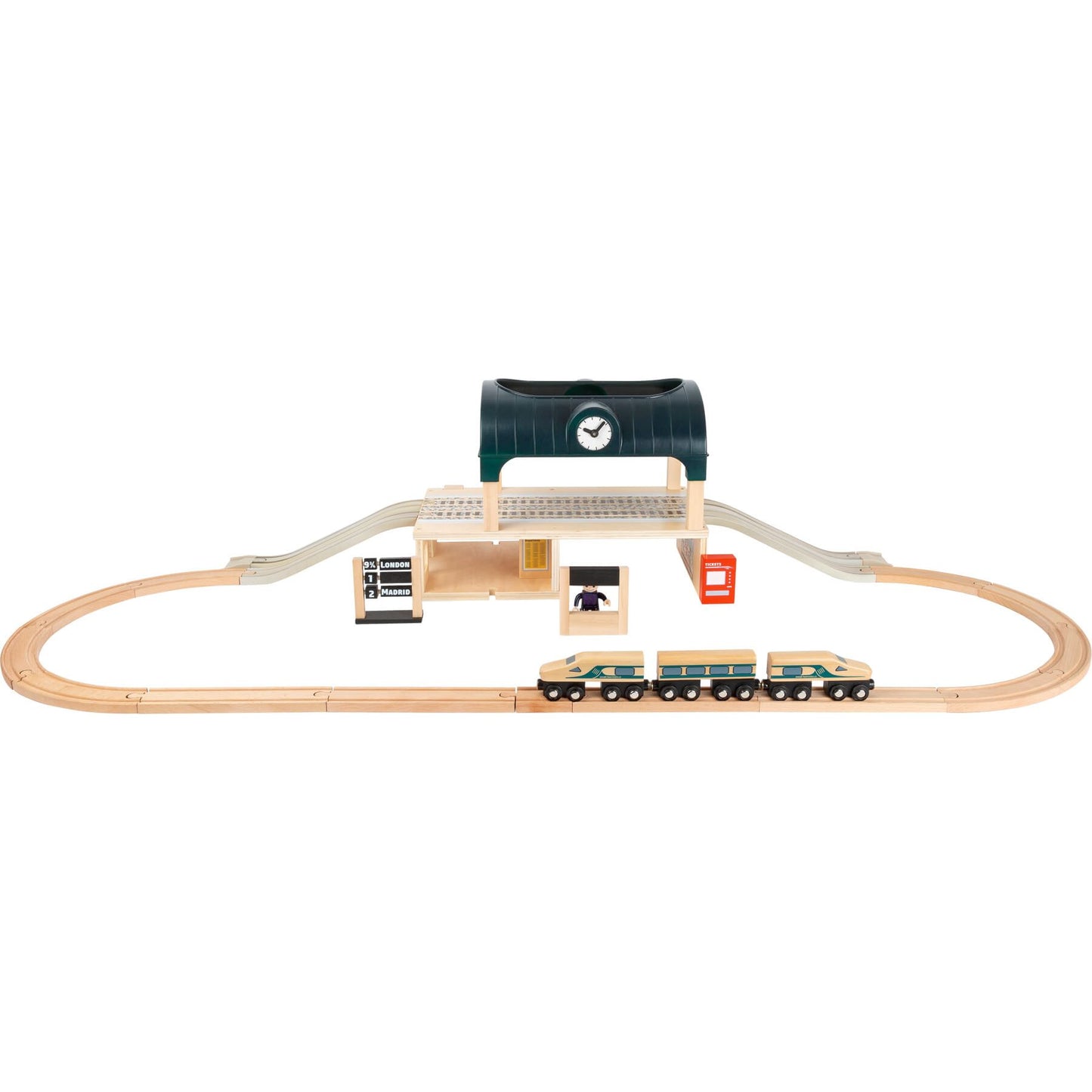 Small Foot Wooden Train Station with Accessories