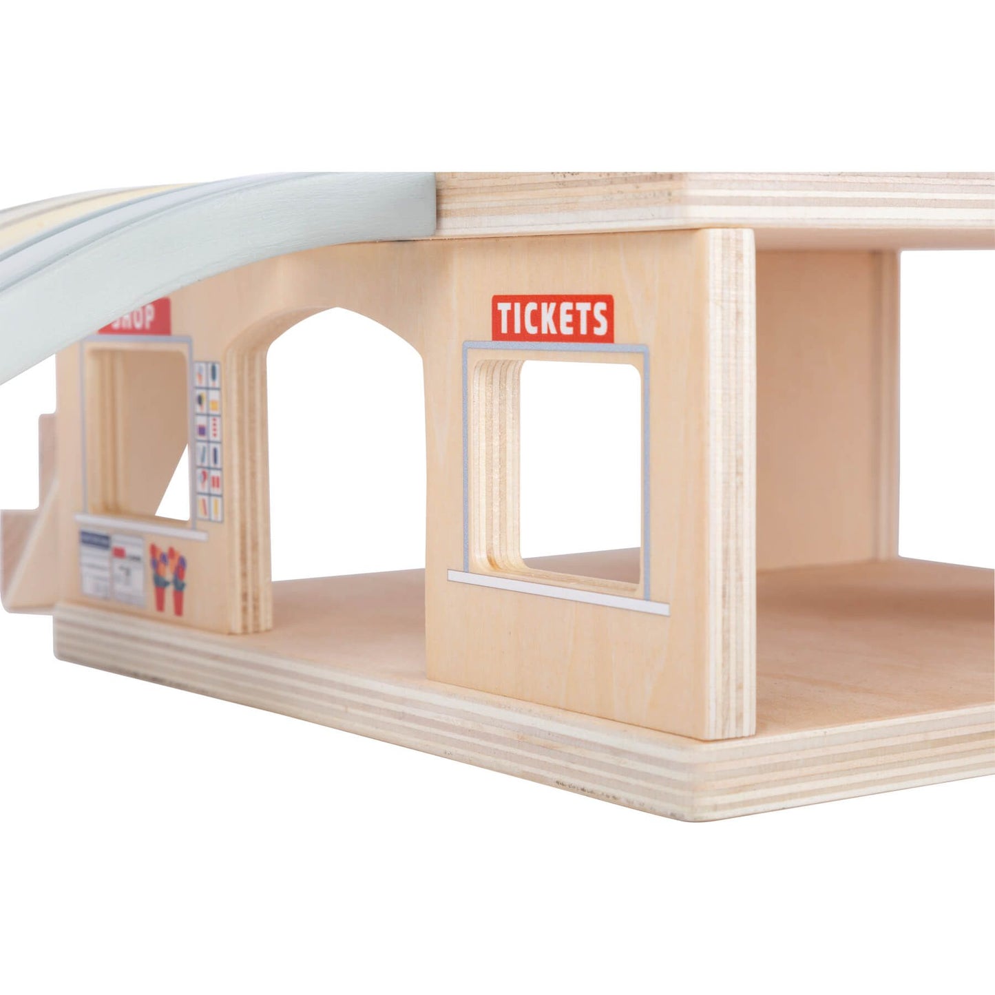 Small Foot Wooden Train Station with Accessories