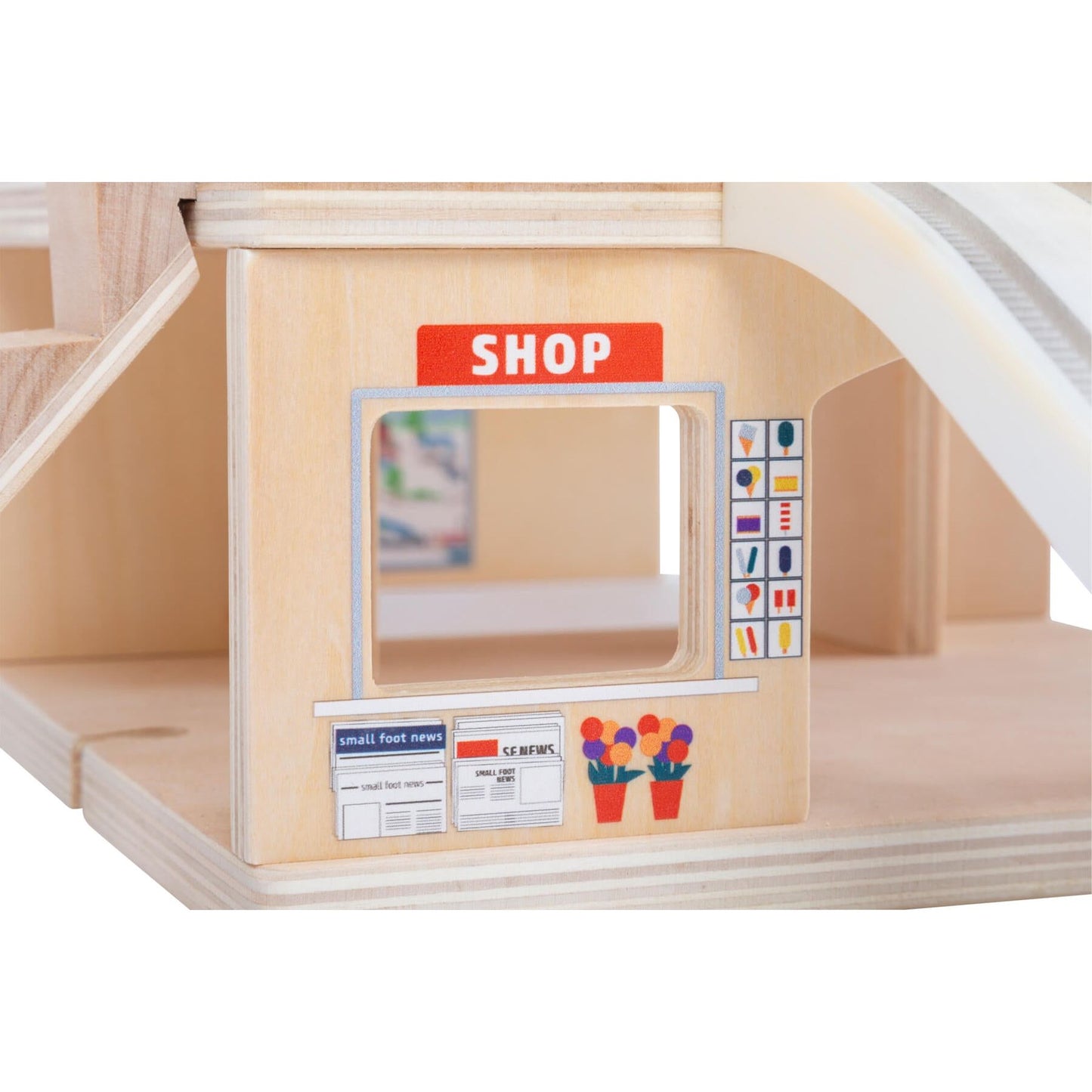 Small Foot Wooden Train Station with Accessories