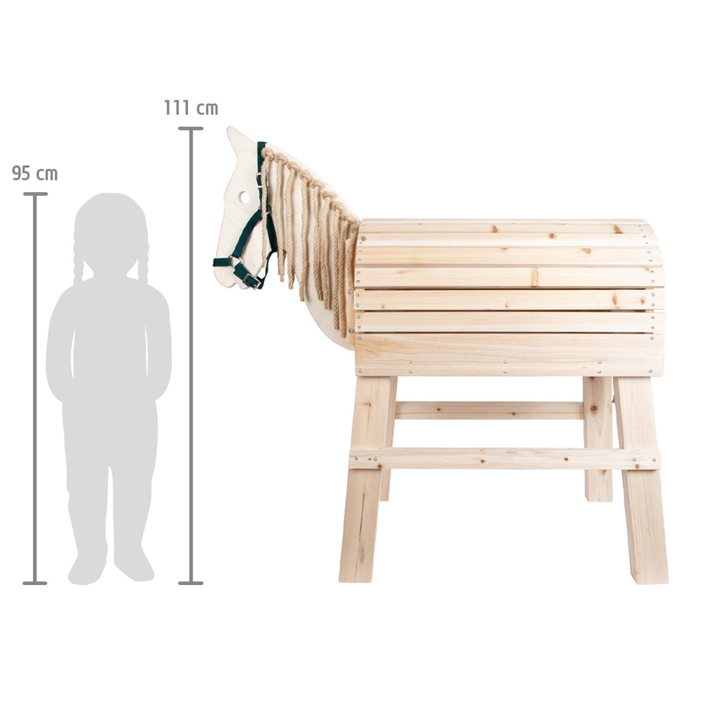 Small Foot Wooden Horse