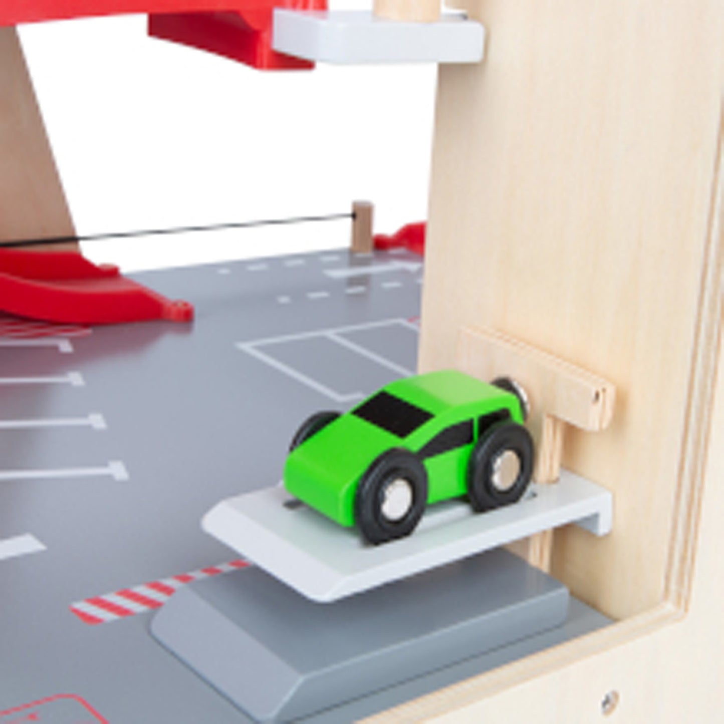 Small Foot Premium Wooden Car Park