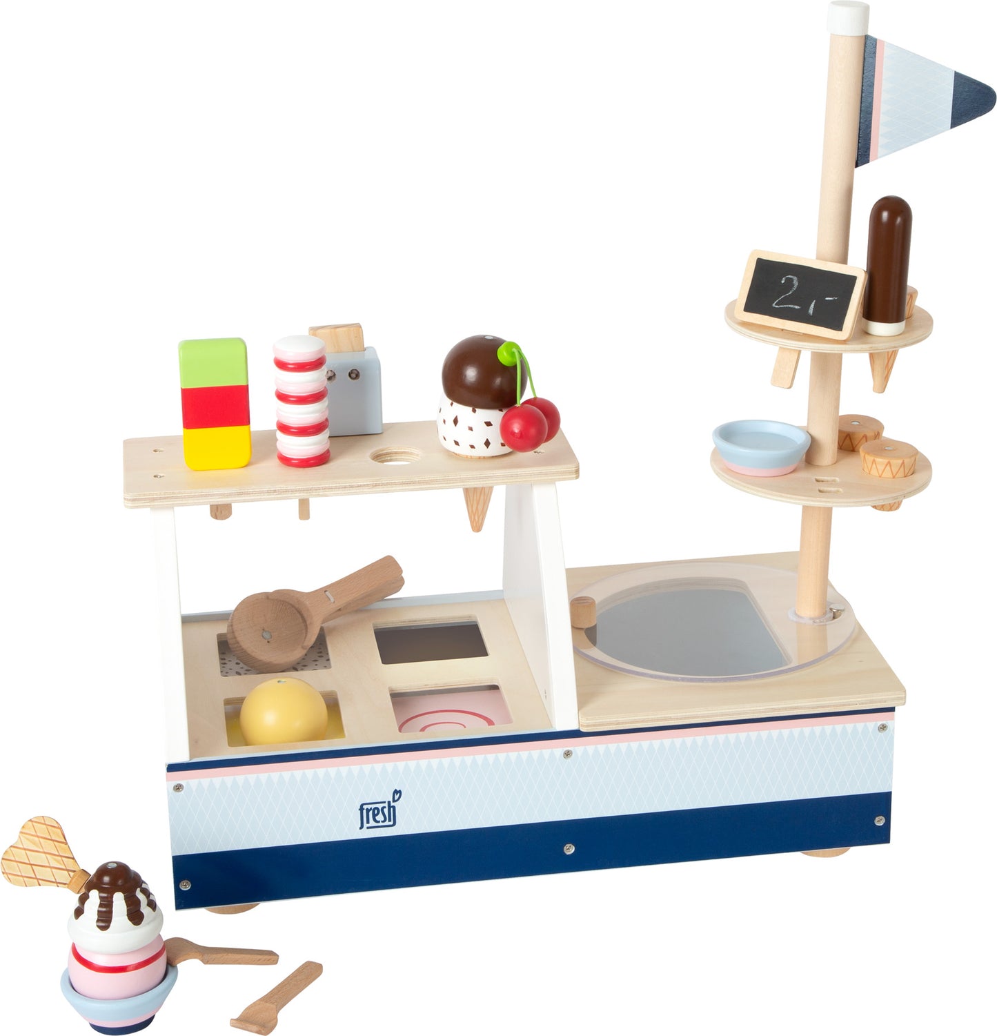 Small Foot Wooden Ice Cream Counter Fresh