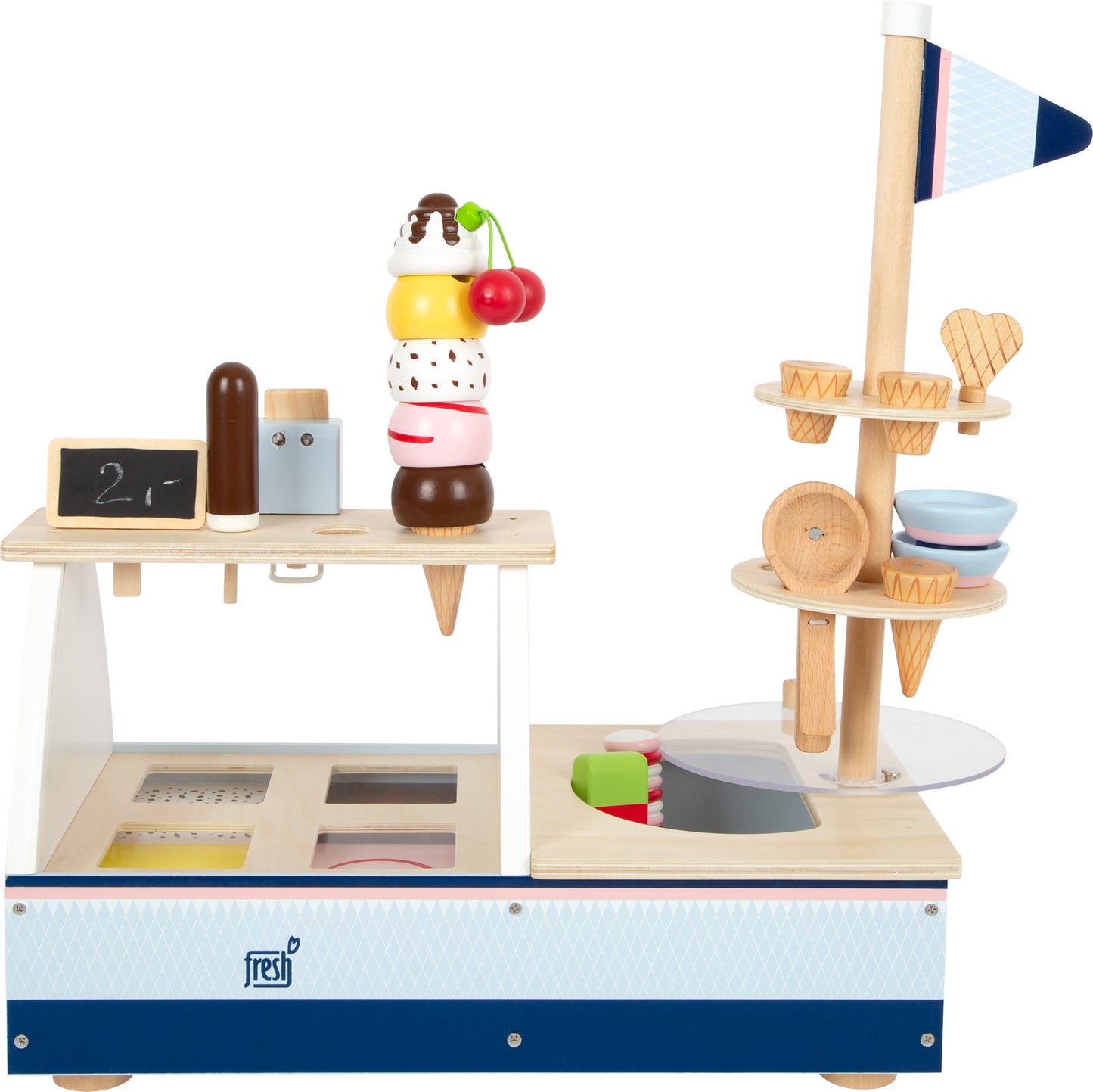 Small Foot Wooden Ice Cream Counter Fresh