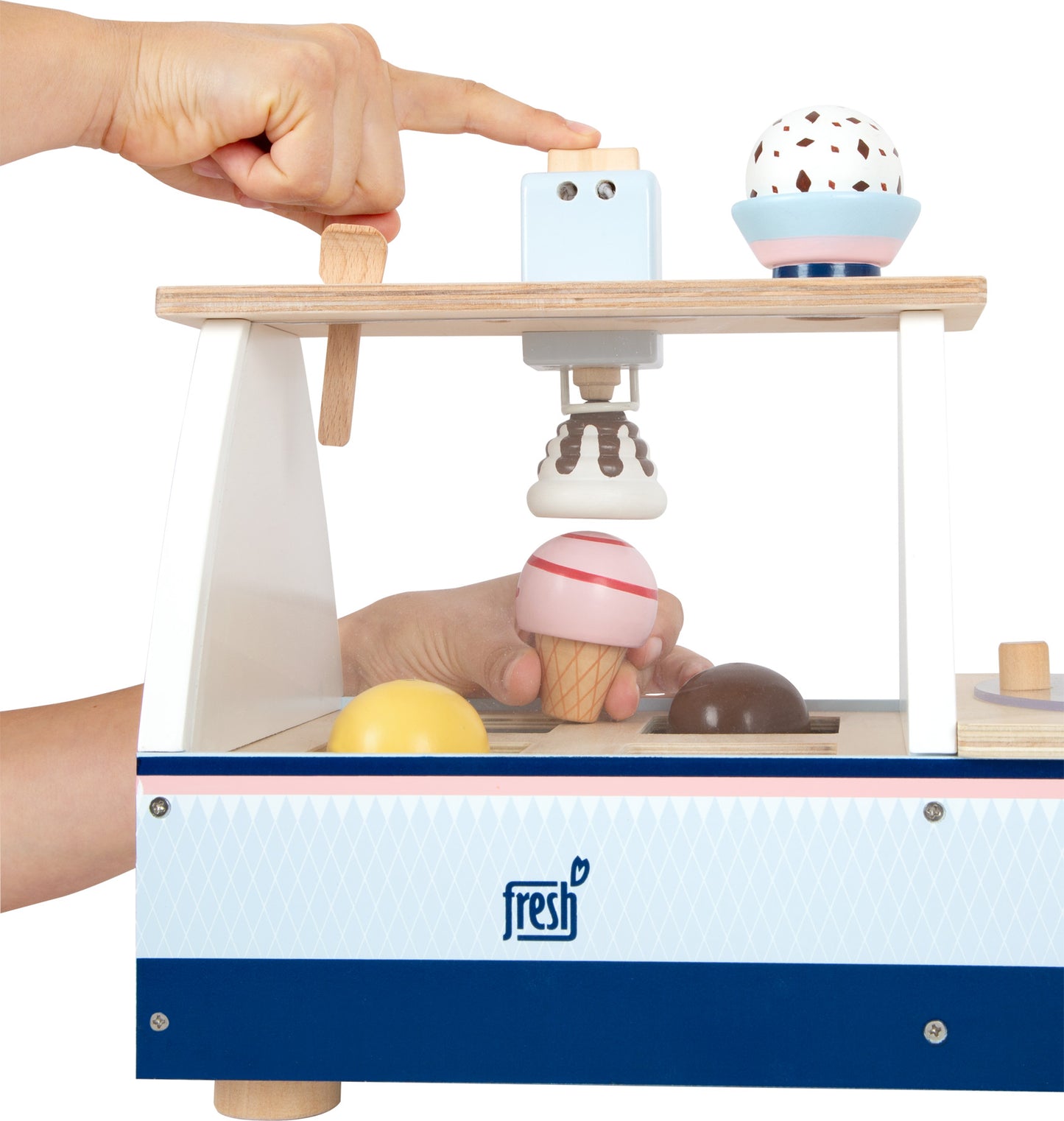 Small Foot Wooden Ice Cream Counter Fresh